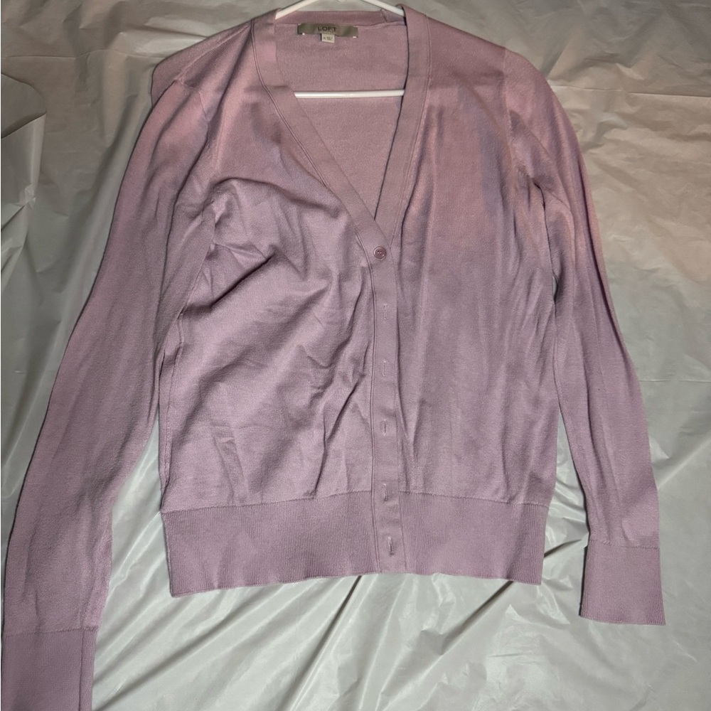 LOFT Soft Purple Women's Cardigan